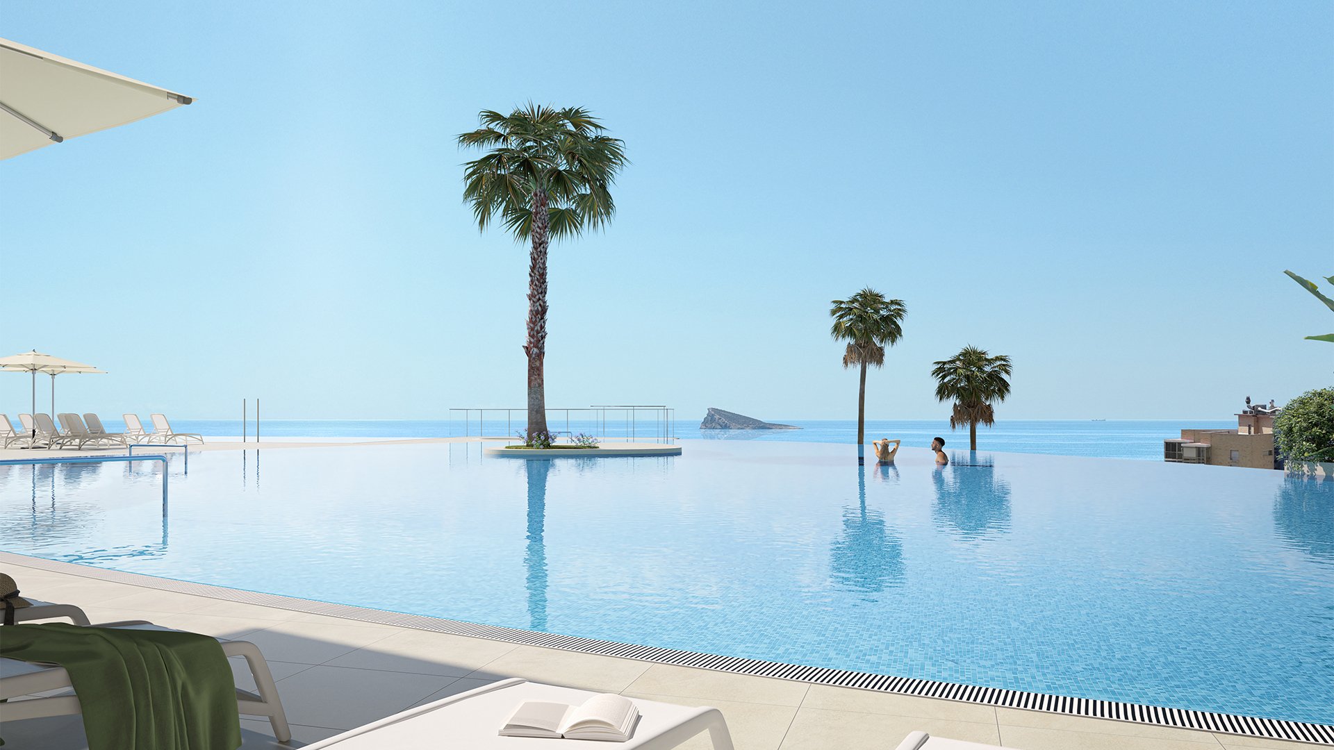 Apartament w Benidorm, Alicante, Hiszpania 2 sypialnie, 109 mkw. nr 166292