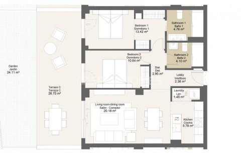 Dzīvoklis pārdošanā Velez-Malaga, Malaga, Spānijā 3 istabas, 110 m2 Nr. 196247 - attēls 16