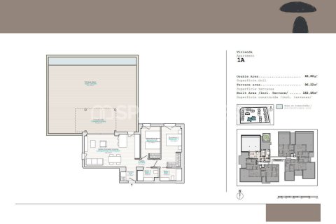 Kattohuoneisto myytävänä Denia, Alicante, Espanja, 3 makuuhuonetta, 96 m2 No. 196246 - kuva 4