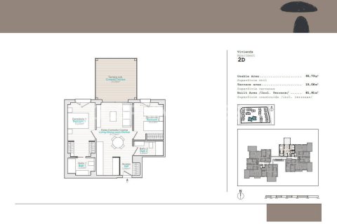 Kattohuoneisto myytävänä Denia, Alicante, Espanja, 3 makuuhuonetta, 96 m2 No. 196246 - kuva 8