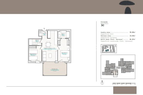 Kattohuoneisto myytävänä Denia, Alicante, Espanja, 3 makuuhuonetta, 96 m2 No. 196246 - kuva 11