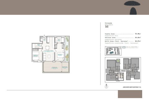 Kattohuoneisto myytävänä Denia, Alicante, Espanja, 3 makuuhuonetta, 96 m2 No. 196246 - kuva 5