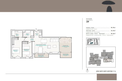 Kattohuoneisto myytävänä Denia, Alicante, Espanja, 3 makuuhuonetta, 96 m2 No. 196246 - kuva 9