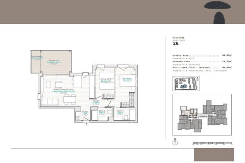 Kattohuoneisto myytävänä Denia, Alicante, Espanja, 3 makuuhuonetta, 96 m2 No. 196246 - kuva 7