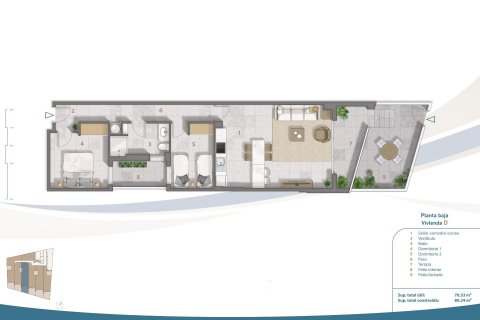 Appartamento in vendita San Pedro del Pinatar, Murcia, Spagna 2 camere da letto, 80 mq. N° 114638 - foto 12