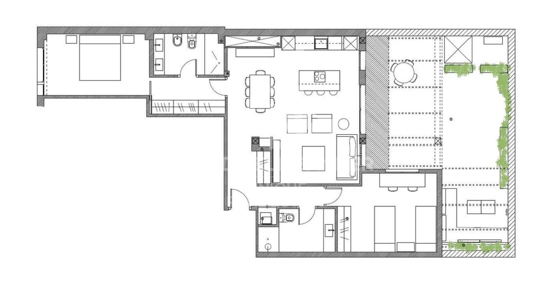 Appartamento a Madrid, Spagna 2 camere da letto, 122 mq. N° 178793