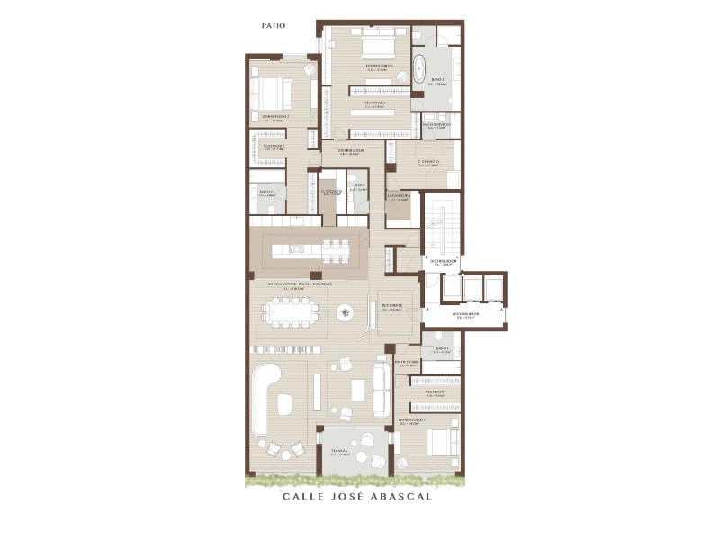 Appartamento a Madrid, Spagna 4 camere da letto, 417 mq. N° 178788