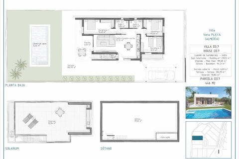Villa till salu Vera, Almeria, Spanien 3 sovrum, 219 kvm. Nr. 136883 - foto 12