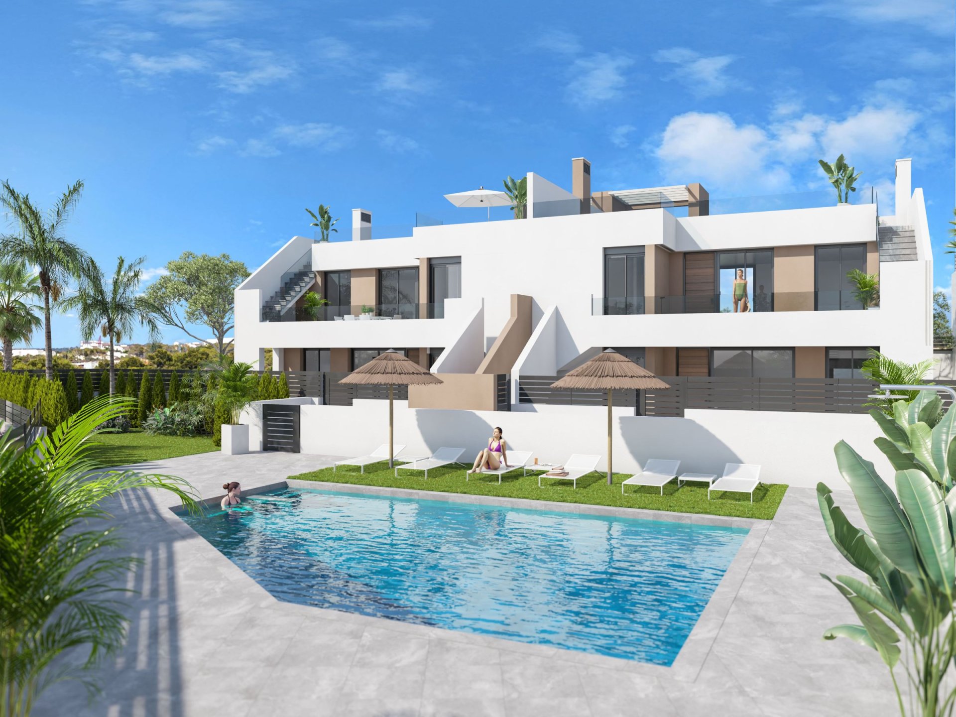 Appartamento a Almeria, Spagna 2 camere da letto, 72 mq. N° 195420