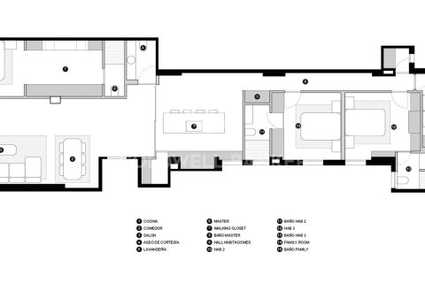 Apartamento en venta en Madrid, España 4 dormitorios, 276 m2 No. 159878 - foto 23