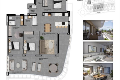 Продажа квартиры в Бенидорм, Аликанте, Испания 3 спальни, 103м2 №143523 - фото 18