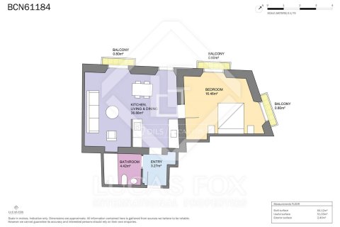 Apartment for sale in Barcelona, Spain 1 bedroom, 75 sq.m. No. 150713 - photo 20