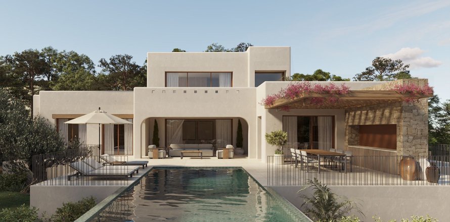 Villa a Benissa, Alicante, Spagna 3 camere da letto, 545 mq. N° 173714