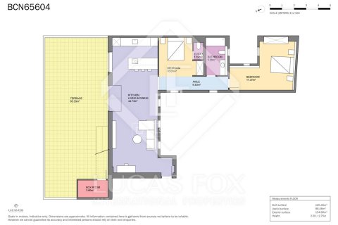 Penthouse w Barcelona, Hiszpania 2 sypialnie, 91 mkw. nr 150937 – zdjęcie 21