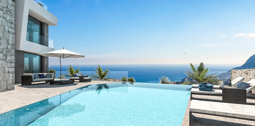 Villa a Calpe, Alicante, Spagna 4 camere da letto, 410 mq. N° 164994