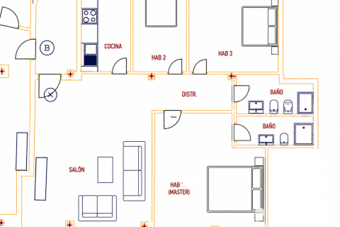 Apartment for sale in Malaga, Spain 3 bedrooms, 88 sq.m. No. 188390 - photo 23