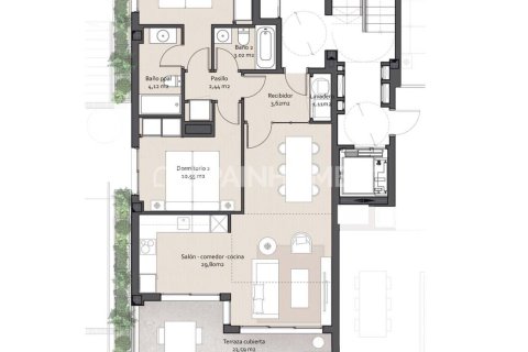 Huoneisto myytävänä Benalmadena, Malaga, Espanja, 2 makuuhuonetta, 83 m2 No. 163008 - kuva 6