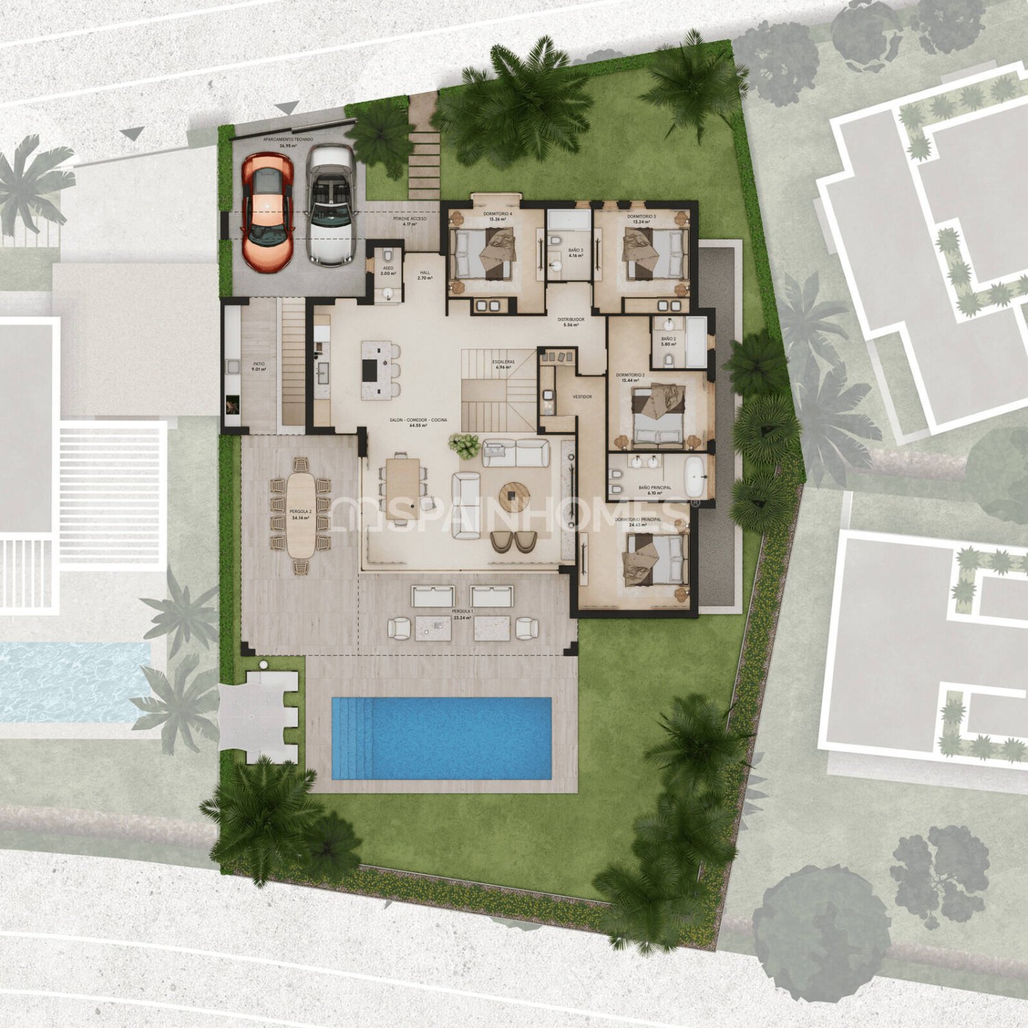 Villa à Mijas, Malaga, Espagne 6 chambres, 340 m2 No. 147718