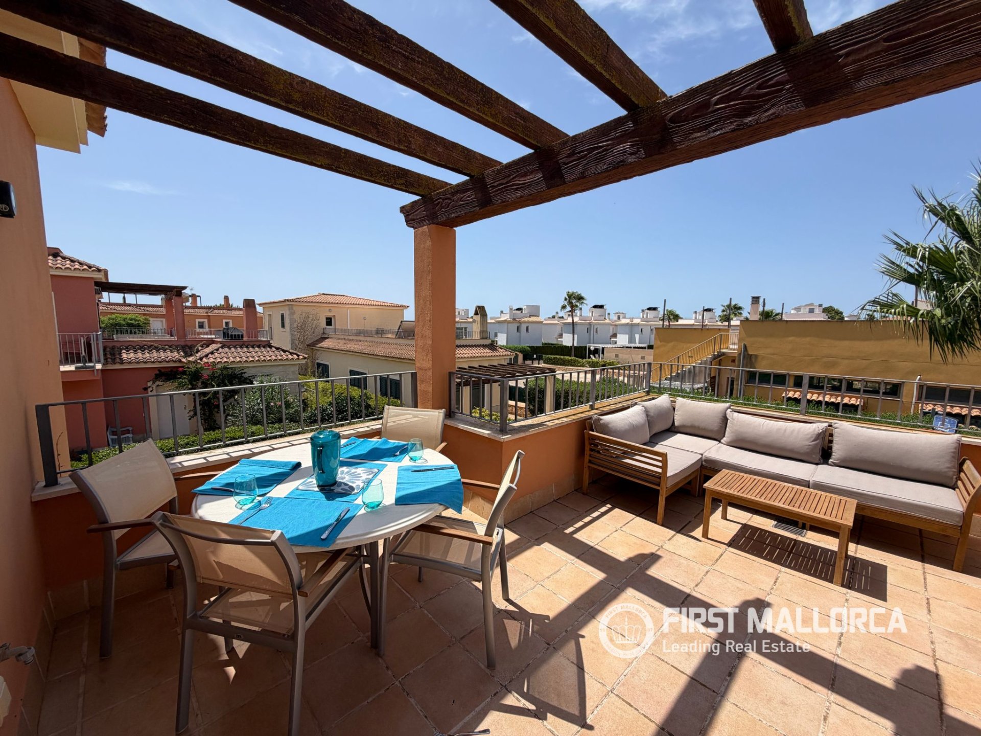 Penthouse à Sa Rapita, Mallorca, Espagne 2 chambres, 116 m2 No. 193099