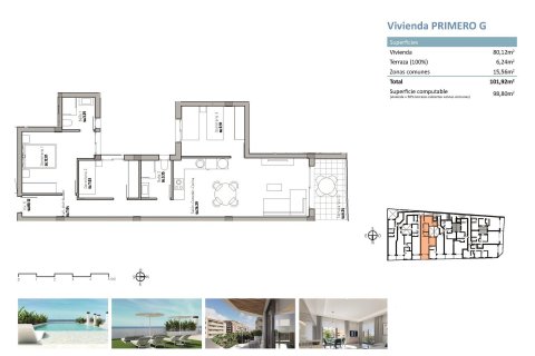 Appartamento in vendita Guardamar del Segura, Alicante, Spagna 3 camere da letto, 98 mq. N° 114391 - foto 20