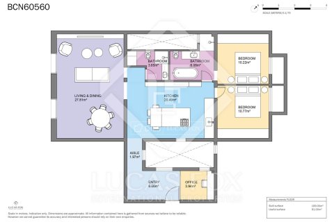 Dzīvoklis pārdošanā Barcelona, Spānijā 2 istabas, 109 m2 Nr. 150722 - attēls 19