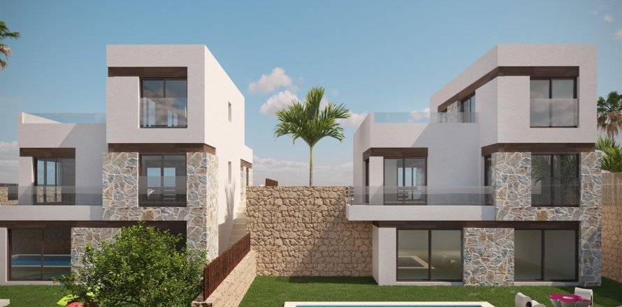 Villa a Finestrat, Alicante, Spagna 3 camere da letto, 128.09 mq. N° 178091