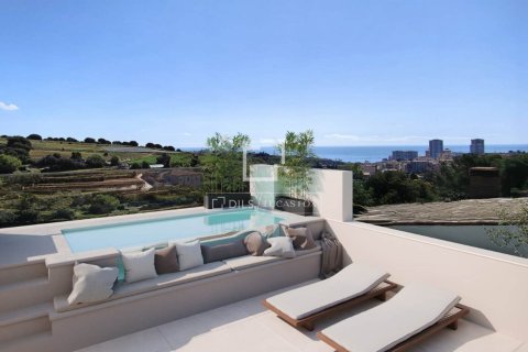 Takvåning i Tiana, Barcelona, Spanien 4 sovrum, 171 kvm. Nr. 150476