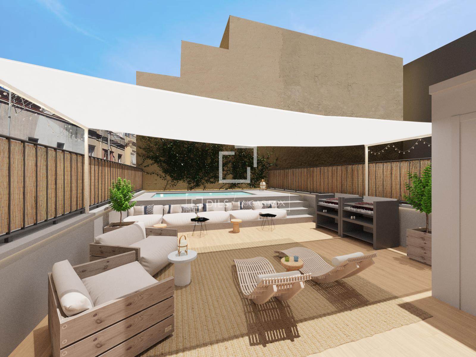 Huoneisto Barcelona, Espanja 2 makuuhuonetta, 80 m2 No. 150478