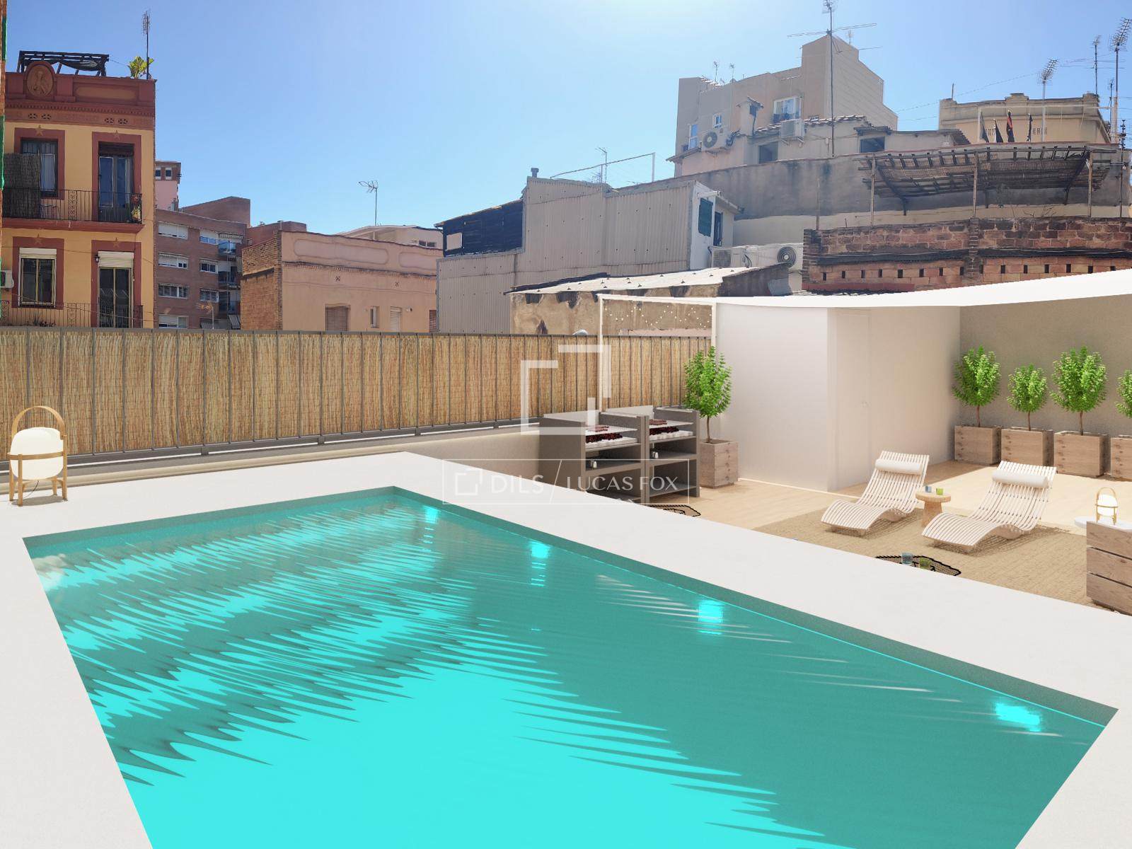 Huoneisto Barcelona, Espanja 2 makuuhuonetta, 80 m2 No. 150478