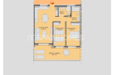 Apartamento en venta en Los Alcázares, Murcia, España 3 dormitorios, 86 m2 No. 164347 - foto 30