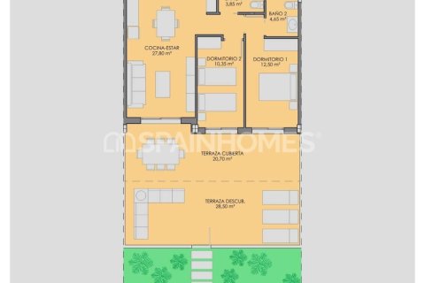 Apartamento en venta en Los Alcázares, Murcia, España 2 dormitorios, 76 m2 No. 164345 - foto 25