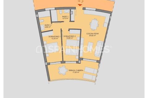 Apartamento en venta en Los Alcázares, Murcia, España 2 dormitorios, 74 m2 No. 164344 - foto 29