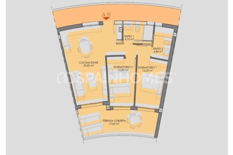 Penthouse w Los Alcazares, Murcia, Hiszpania 2 sypialnie, 69 mkw. nr 164348 – zdjęcie 28