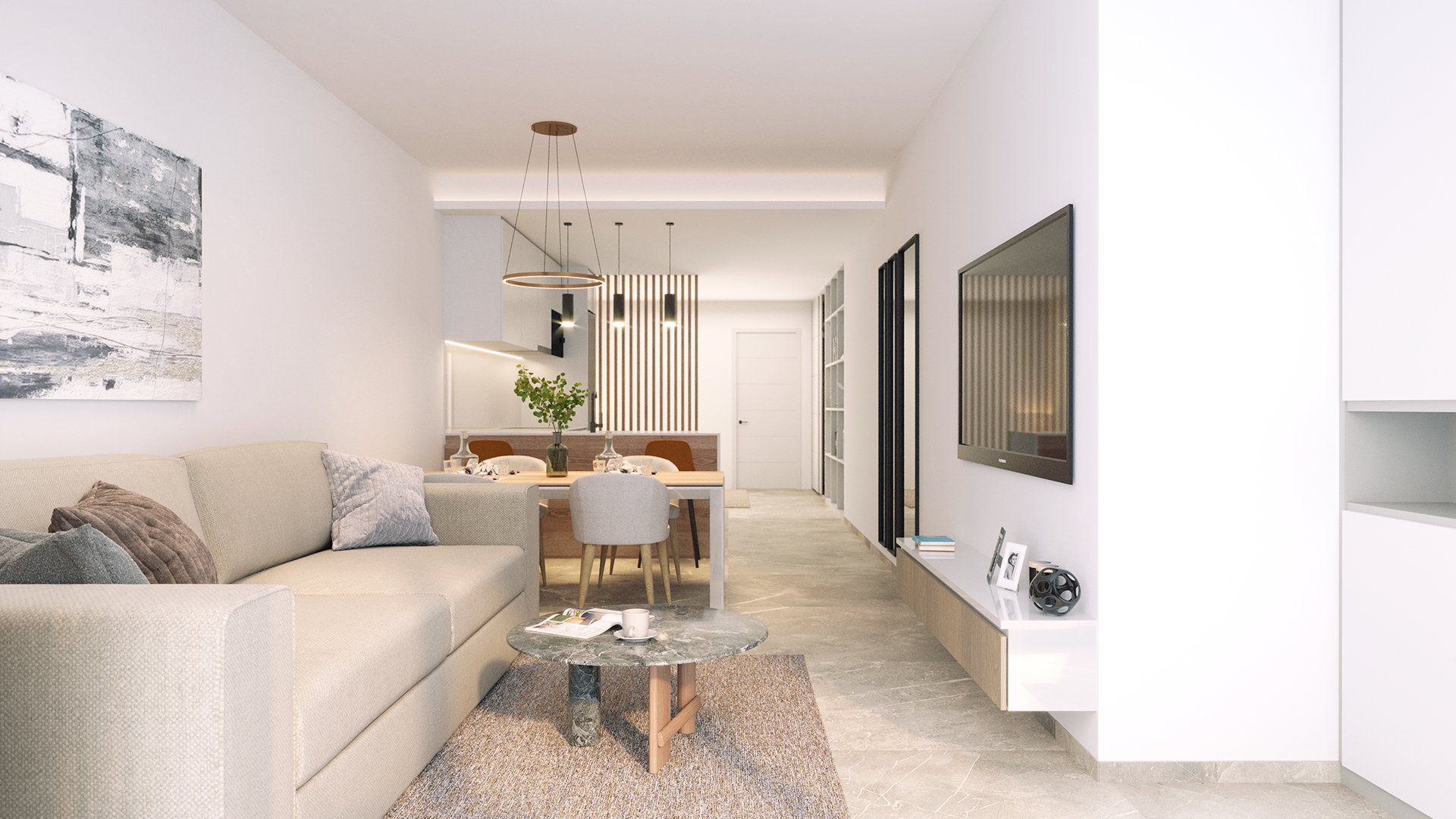 Квартира в Торревьеха, Аликанте, Испания 2 спальни, 100м2 №136648