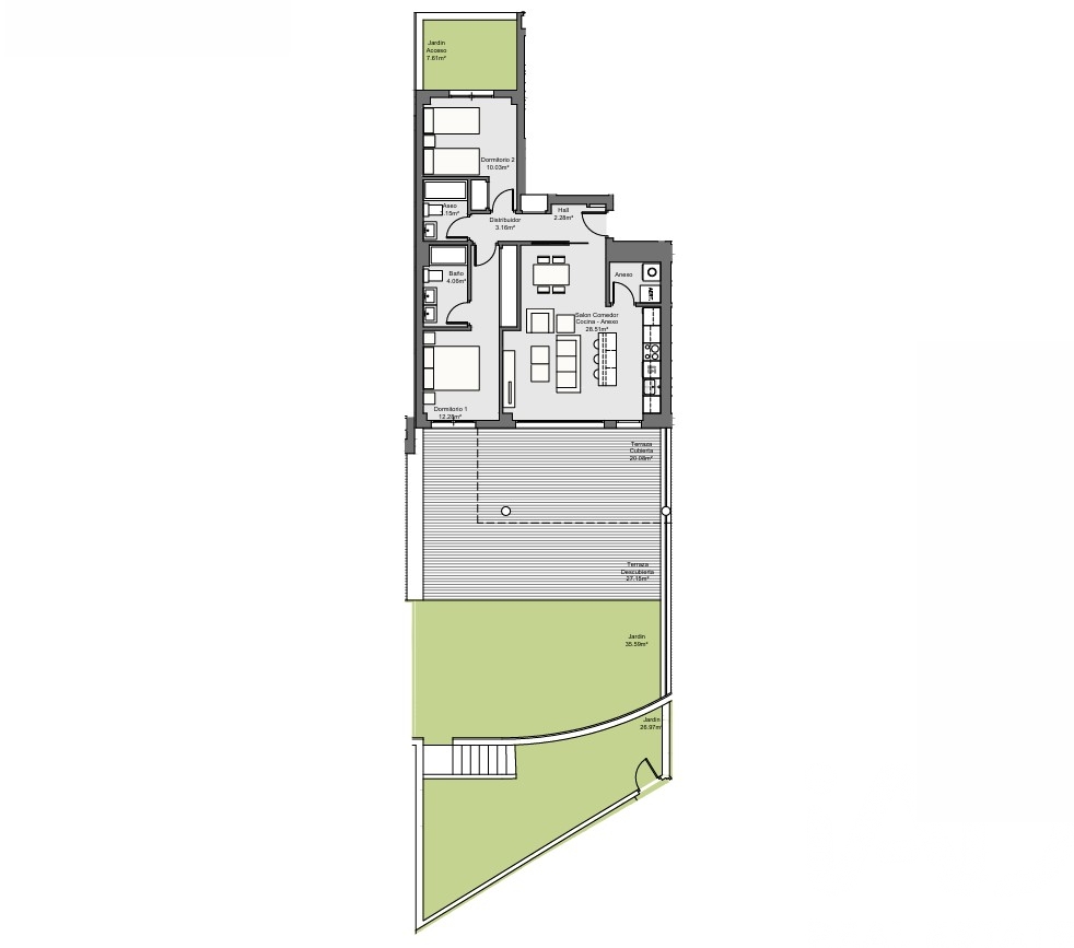 Apartment in Torremolinos, Malaga, Spain 2 bedrooms, 96.68 sq.m. No. 172687