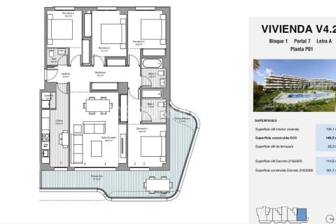 Dzīvoklis pārdošanā Torremolinos, Malaga, Spānijā 2 istabas, 85 m2 Nr. 139850 - attēls 17