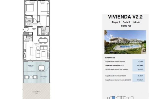 Dzīvoklis pārdošanā Torremolinos, Malaga, Spānijā 2 istabas, 85 m2 Nr. 139850 - attēls 16
