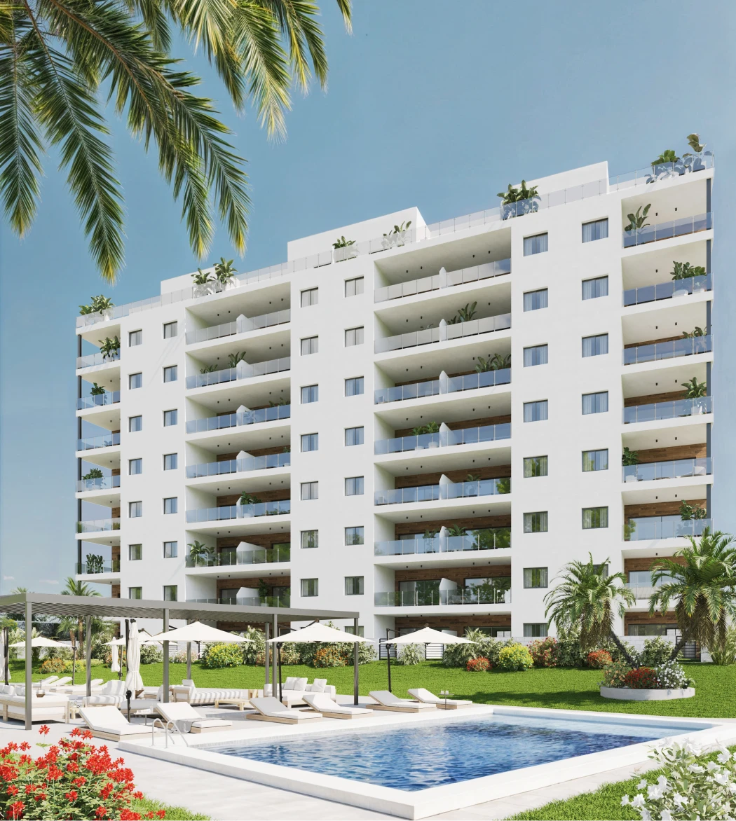 Lägenhet i Benidorm, Alicante, Spanien 2 sovrum, 81 kvm. Nr. 163187