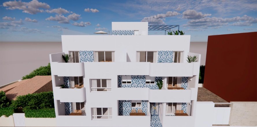 Takvåning i Pilar de la Horadada, Alicante, Spanien 3 sovrum, 84 kvm. Nr. 140615