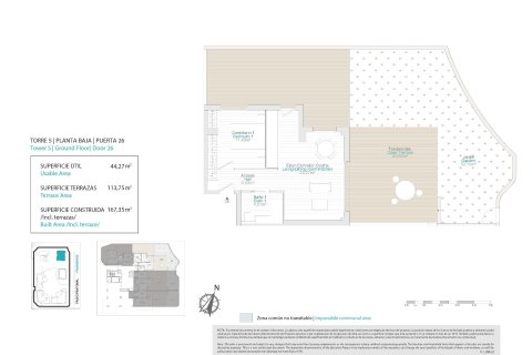 Dzīvoklis pārdošanā Villajoyosa, Alicante, Spānijā 1 istaba, 54 m2 Nr. 179794 - attēls 11