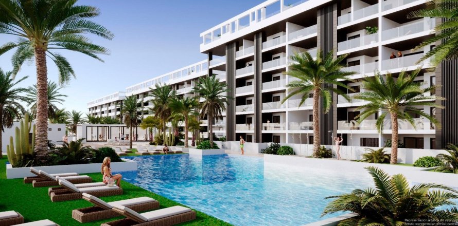 Квартира в Торревьеха, Аликанте, Испания 2 спальни, 65.56м2 №193246