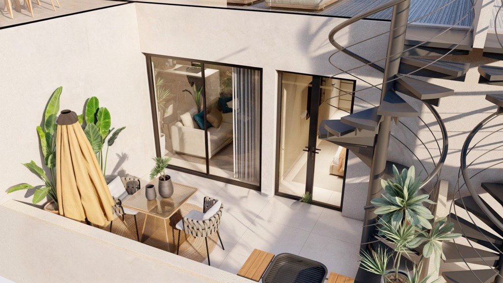 Penthouse w Madrid, Hiszpania 2 sypialnie, 91.55 mkw. nr 107248