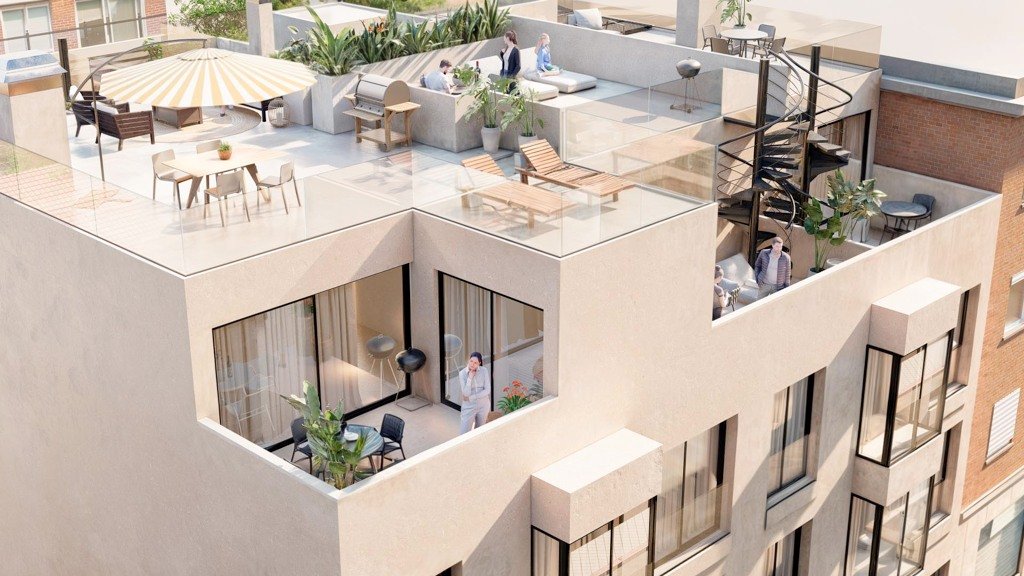 Penthouse w Madrid, Hiszpania 2 sypialnie, 91.55 mkw. nr 107248