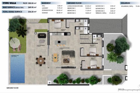 Продажа виллы Лос-Алькасарес, Мурсия, Испания 3 спальни, 228м2 №135206 - фото 6