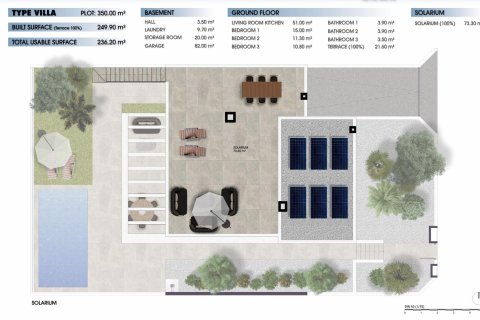 Продажа виллы Лос-Алькасарес, Мурсия, Испания 3 спальни, 228м2 №135206 - фото 7