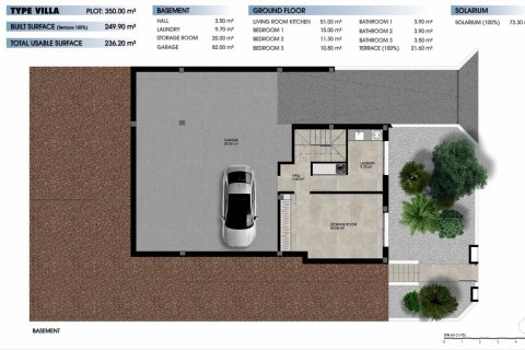 Продажа виллы Лос-Алькасарес, Мурсия, Испания 3 спальни, 228м2 №135206 - фото 8