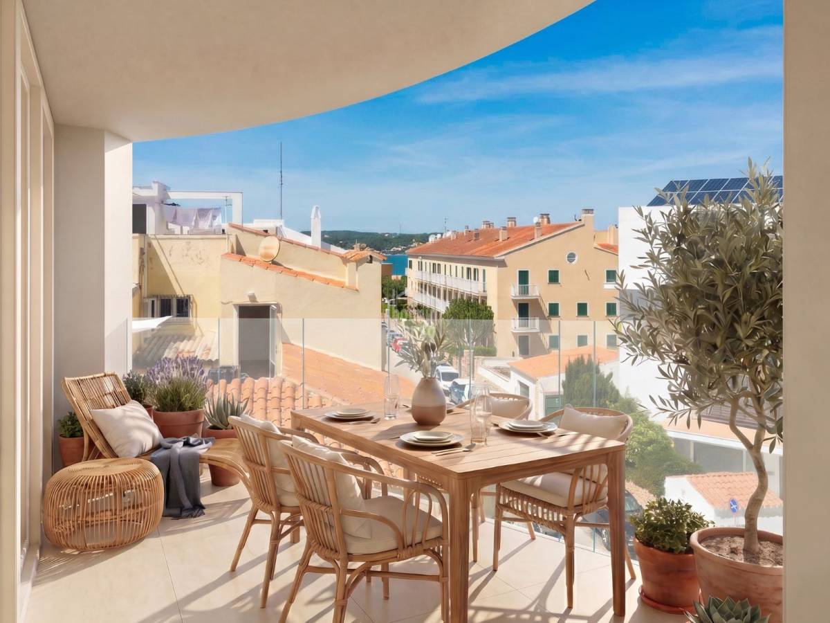 Lägenhet i Es Castell, Menorca, Spanien 3 sovrum, 80 kvm. Nr. 173812