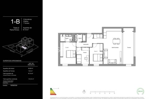 Lägenhet till salu i Girona, Spanien 3 sovrum, 97 kvm. Nr. 143869 - foto 16