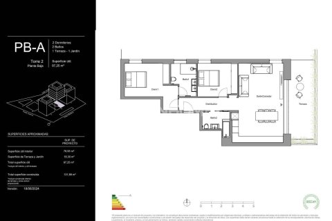 Lägenhet till salu i Girona, Spanien 2 sovrum, 97 kvm. Nr. 143868 - foto 15