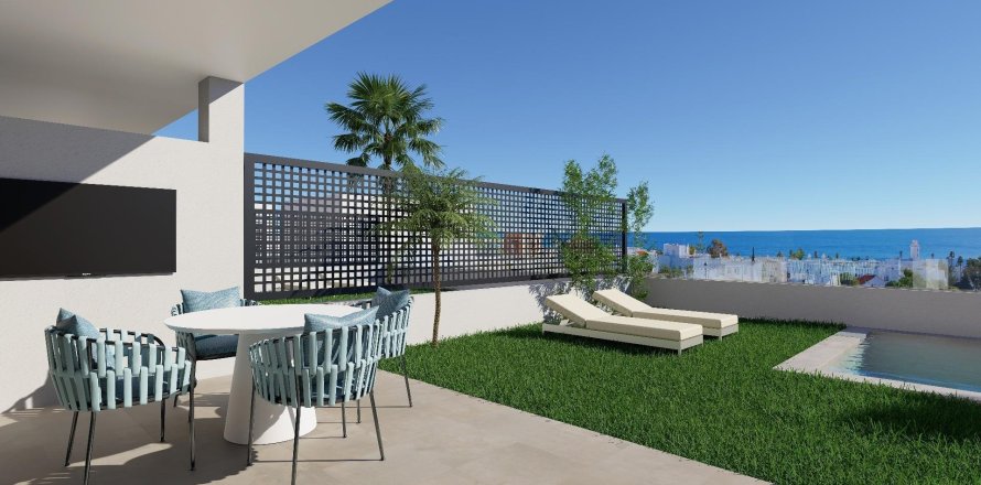 Kaupunkipientalo Mojacar, Almeria, Espanja 3 makuuhuonetta, 168 m2 No. 194246